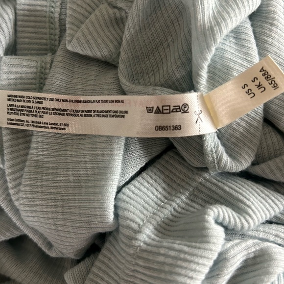 INTIMATELY FP FREE PEOPLE Soft Ribbed Swing Tank Top Light Ice Blue | Size Small - Picture 9 of 9